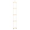 vidaXL Escalera de cuerda para ni&ntilde;os madera maciza y PE 30x168 cm