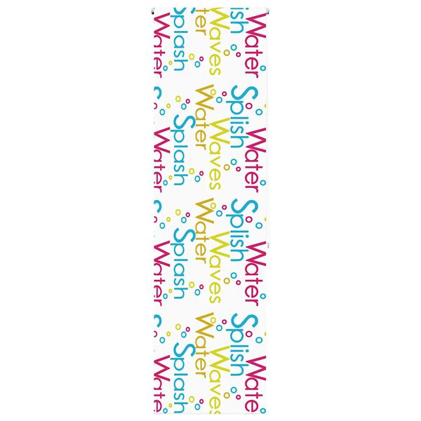 vidaXL Estor enrollable para ducha tela 70x240 cm ancho 66 cm