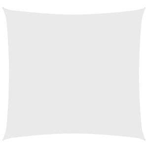 vidaXL Toldo de vela cuadrado tela Oxford blanco 3x3 m