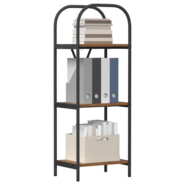 vidaXL Estante de libros Madera vieja 40 x 30 x 109 cm