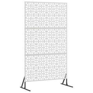 vidaXL Pantalla de Privacidad 100 x 50 x 180 cm Acero inoxidable