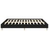 vidaXL Estructura de cama Roble Negro 203 x 203 x 25 cm