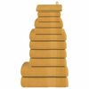 vidaXL Juego de toallas FROGN de 12 piezas oro 360 g/m&sup2;