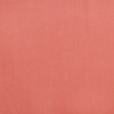 vidaXL Reposapiés de terciopelo rosa 78x56x32 cm