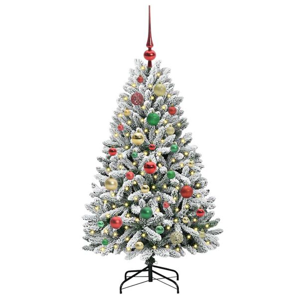 vidaXL &Aacute;rbol de Navidad artificial Verde y 120 cm PVC y Metal