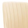 vidaXL Sillas de comedor giratorias 6 unidades terciopelo crema