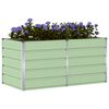 vidaXL Jardinera Verde 160 x 80 x 75 cm Acero