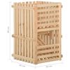 vidaXL Caja para patatas madera maciza de pino 50x50x80 cm