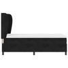 vidaXL Cama tipo Box Spring con colch&oacute;n Negro 200 x 90 cm Terciopelo