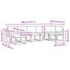vidaXL Conjunto de sof&aacute;s de exterior 7 pcs Gris Natural y Claro