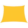 vidaXL Toldo de vela trapecio HDPE amarillo 160 g/m&sup2; 4/5x3 m