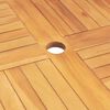 vidaXL Juego de comedor para jard&iacute;n 5 piezas madera maciza de teca
