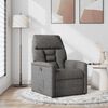 vidaXL Sill&oacute;n reclinable tela de microfibra gris oscuro