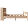 vidaXL Cama con estanter&iacute;a sin colch&oacute;n madera maciza de pino 160x200cm
