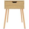 vidaXL Mesitas noche 2 uds madera ingenier&iacute;a roble Sonoma 40x40x56 cm