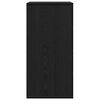 vidaXL Aparador Roble Negro 60 x 39 x 80 cm Madera de ingenier&iacute;a