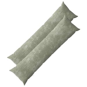 vidaXL Funda de almohada 2 uds. HEERLEN Verde 40 x 145 cm