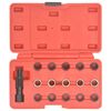 vidaXL Herramientas de reparaci&oacute;n de roscas buj&iacute;a 16 piezas M14x1,25