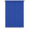 vidaXL Persiana enrollable de jard&iacute;n HDPE azul 160x230 cm