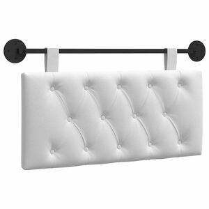 vidaXL Cabecero colgante Blanco Tela