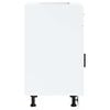 vidaXL Mueble bajo de cocina&nbsp;Porto madera contrachapada blanca
