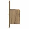 vidaXL Armario de Noche 2 pcs Roble artesanal 50 x 32.5 x 80cm