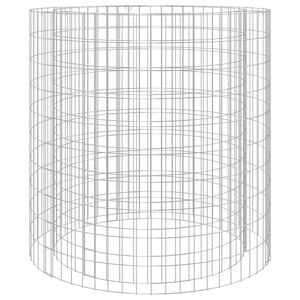 vidaXL Brasero de gaviones hierro galvanizado &Oslash;100 cm