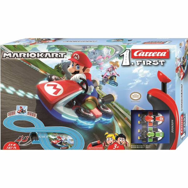 Carrera FIRST Set de pista y coches Mario Kart 1:43 20063014