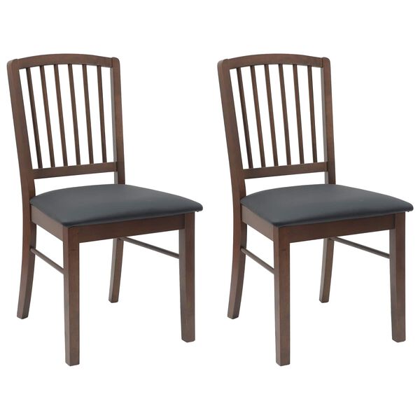 vidaXL Sillas de comedor 2 pcs Marr&oacute;n Claro 50 x 52,5 x 91 cm