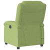 vidaXL Sill&oacute;n reclinable de masaje el&eacute;ctrico terciopelo verde claro
