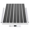 vidaXL Set de paneles de valla WPC negro 353x146 cm