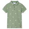 Polo infantil caqui 116