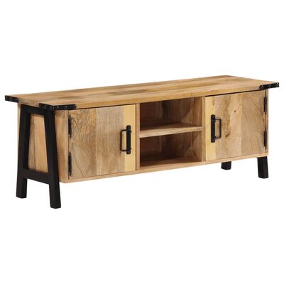 vidaXL Mueble de TV madera maciza de mango 110x35x40 cm