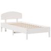 vidaXL Estructura de cama sin colch&oacute;n madera de pino blanca 90x200 cm