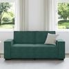 vidaXL Sof&aacute; de 2 plazas de terciopelo verde oscuro 180x78x84 cm