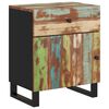 vidaXL Mesita de noche madera reciclada y contrachapada 50x33x60 cm
