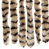 vidaXL Cortina antimoscas chenilla beige y marrón 118x220 cm