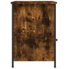 vidaXL Mesitas noche 2 uds madera contrachapada roble humo 40x42x60 cm