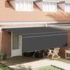 vidaXL Toldo Retr&aacute;ctil Antracita 450 x 300 cm Poli&eacute;ster y Aluminio