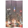 vidaXL Biombo divisor plegable 120x170 cm Nueva York de noche