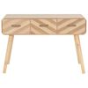 vidaXL Mesa consola de madera maciza 100x35x68 cm
