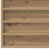 vidaXL Armario de Exhibici&oacute;n Roble artesanal 100 x 8,5 x 50 cm