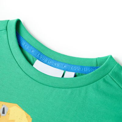 Camiseta infantil verde 92
