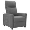 vidaXL Sill&oacute;n reclinable de tela gris claro