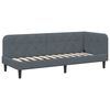vidaXL Estructura de cama en esquina Gris oscuro 80 x 200 cm