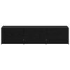 vidaXL Mueble de TV Roble Negro 165 x 34 x 40 cm Madera de ingenier&iacute;a