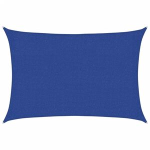 vidaXL Toldo de vela HDPE azul 160 g/m&sup2; 2x3 m