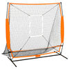 vidaXL Red de pr&aacute;ctica multideporte beisbol negra 174x76x158,5 cm