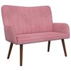 vidaXL Sof&aacute; de 2 Plazas Rosa 115 x 61 x 87 cm PWNED_BY_LORD666_YWH