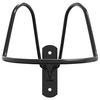 vidaXL Soporte de casco de equitación montaje en pared acero negro